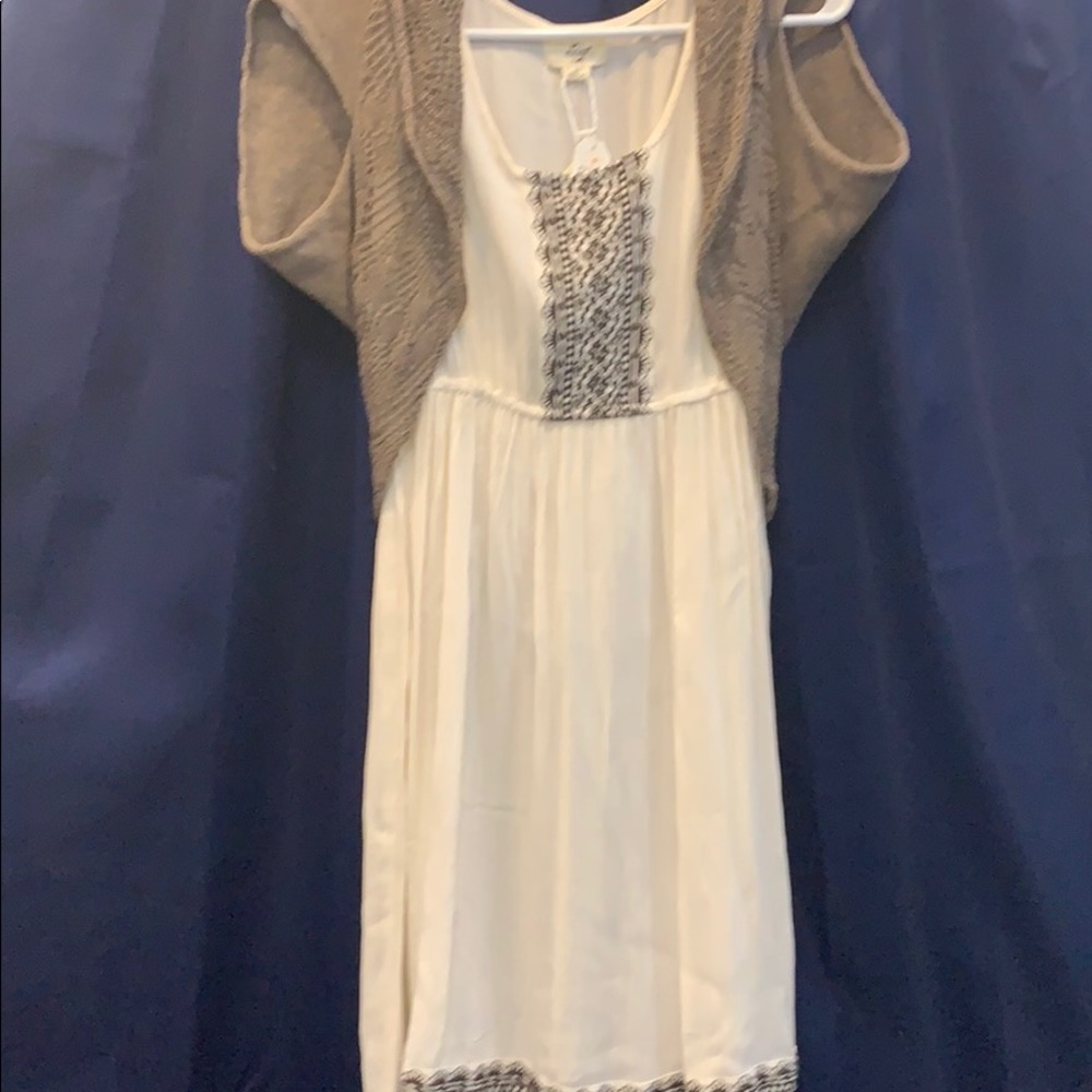 Dress with cardigan/with tags